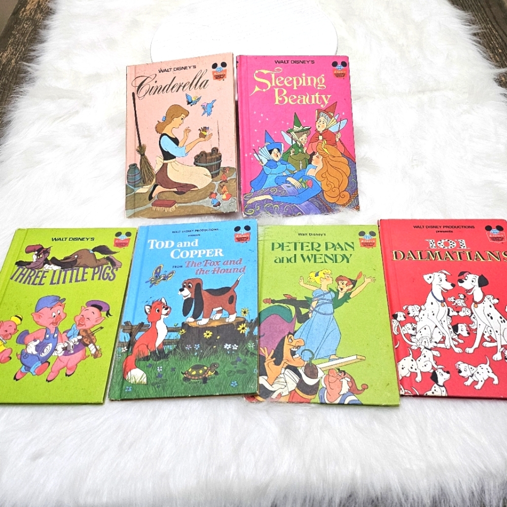 Walt Disney's Wonderful World Of Reading Children's Books Lot 6